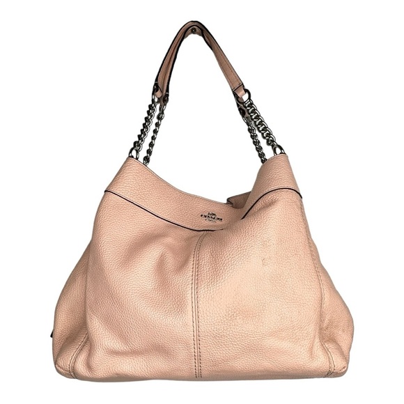 Coach‎ Pebbled Leather Pink Purse - Picture 1 of 6